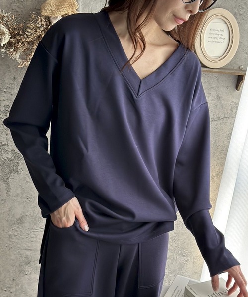 なつ様　オーダーページ　5/2 セール】なめらかストレッチ2WAYプルオーバー（Tシャツ