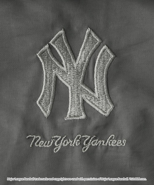 MLB（メジャーリーグベースボール）の「MLB/メジャーリーグベースボール 別注 ロゴ刺繍 ナイロン ダブルドローコード ナップサック（バックパック/リュック・メンズ・ブラック系/ダークブラウン/ブラック・FREE）」の7枚目の写真