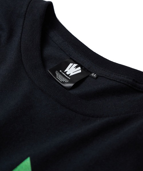 [W] by VIRGOwearworks（ダブリューバイヴァルゴウェアーワークス）の「Flame logo SSPT（Tシャツ/カットソー・メンズ・ホワイト×ブルー/ブラック×グリーン/ブラック×ピンク・MEDIUM/LARGE/X-LARGE/XX-LARGE）」の22枚目の写真