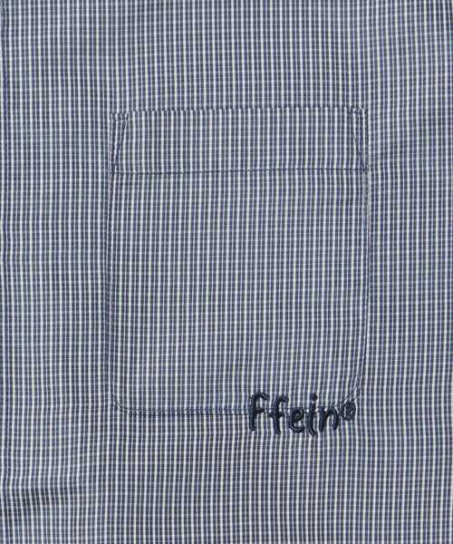 FFEIN(フェイン)の「【FFEIN(フェイン)】ワンポイント刺繍オーバーサイズ半袖シャツ / 半袖 シャツ レギュラー 刺繍 ワンポイント シンプル(シャツ/ブラウス・メンズ・ブラック/サックスブルー/ネイビー/ブラウン/グリーン/A・SMALL/MEDIUM/LARGE)」の18枚目の写真