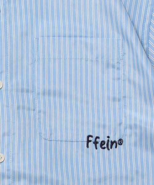 FFEIN(フェイン)の「【FFEIN(フェイン)】ワンポイント刺繍オーバーサイズ半袖シャツ / 半袖 シャツ レギュラー 刺繍 ワンポイント シンプル(シャツ/ブラウス・メンズ・ブラック/サックスブルー/ネイビー/ブラウン/グリーン/A・SMALL/MEDIUM/LARGE)」の21枚目の写真