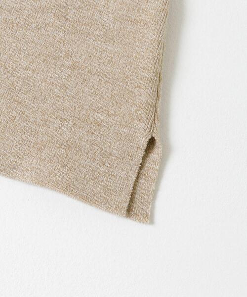 THE GOODLAND MARKET（ザグッドランドマーケット）の「nakes　Summer Wool & Linen Tank（タンクトップ・レディース・ブラック/ベージュ/オレンジ・1）」の5枚目の写真