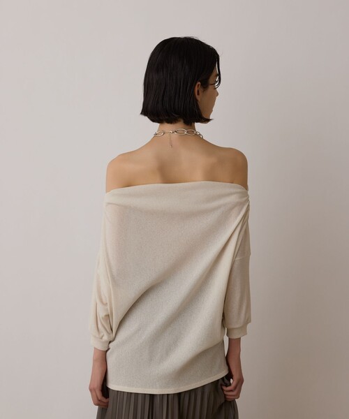 Diagram（ダイアグラム）の「ドレープカットトップ（Tシャツ/カットソー・レディース・ブルー/ブラック/キナリ・36）」の21枚目の写真