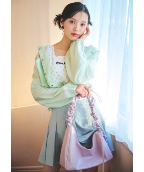 LOVETOXIC（ラブトキシック）の「UVシアーパーカ（シャツ/ブラウス・キッズ・オフホワイト/グレー/エメラルド/ブラック・S:140cm/L:160cm/M:150cm）」の20枚目の写真