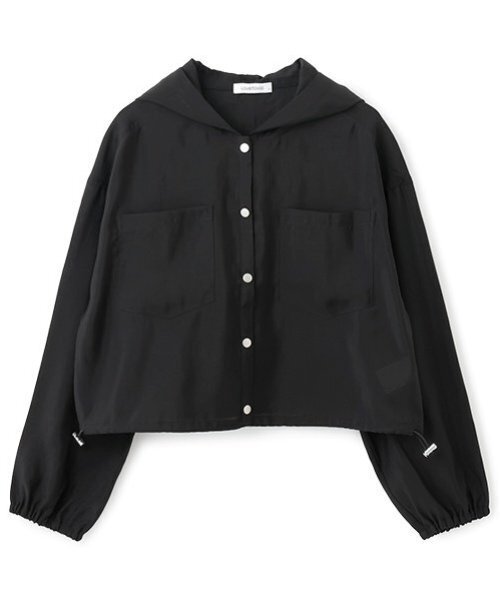 LOVETOXIC（ラブトキシック）の「UVシアーパーカ（シャツ/ブラウス・キッズ・オフホワイト/グレー/エメラルド/ブラック・S:140cm/L:160cm/M:150cm）」の11枚目の写真