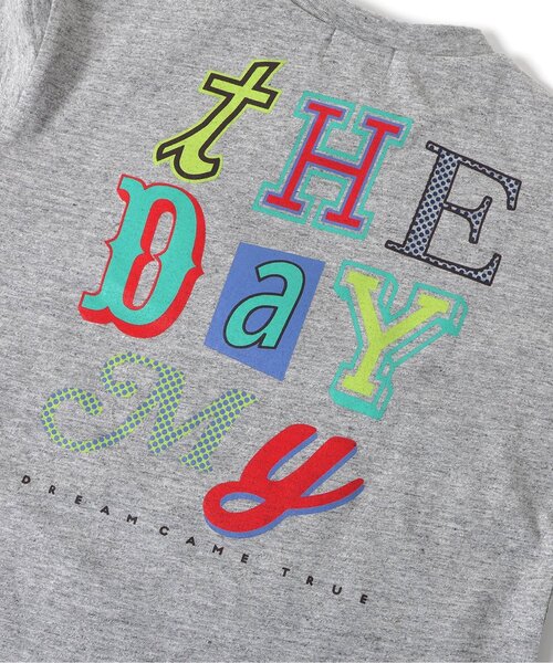 F.O.KIDS（エフオーキッズ）の「【ジュニア対応】VINTAGE加工半袖Tシャツ（Tシャツ/カットソー・キッズ・ブラウン/サックスブルー/グレー・80/90/100/110/120/130/140/150/160）」の9枚目の写真