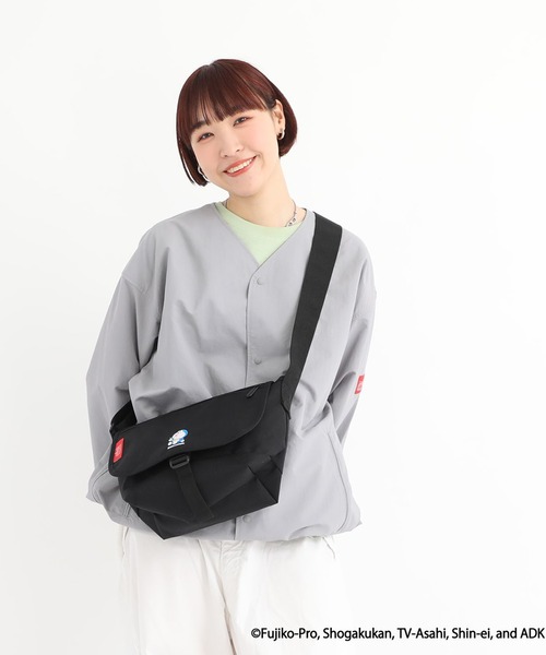 Manhattan Portage(マンハッタンポーテージ)の「Manhattan Portage/マンハッタンポーテージ ショルダーバック "ドラえもん" NYLON MESSENGER BAG FLAP ZIPPER POCKET DORAEMON 25 MP1605JRFZPDORA25(メッセンジャーバッグ・メンズ・ブラック・FREE)」の13枚目の写真