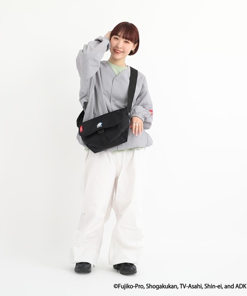 Manhattan Portage(マンハッタンポーテージ)の「Manhattan Portage/マンハッタンポーテージ ショルダーバック "ドラえもん" NYLON MESSENGER BAG FLAP ZIPPER POCKET DORAEMON 25 MP1605JRFZPDORA25(メッセンジャーバッグ・メンズ・ブラック・FREE)」の15枚目の写真