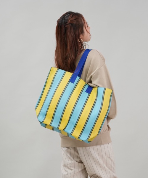 ムラサキスポーツ(ムラサキスポーツ)の「Lila&Fleur/リラアンドフルール トートバッグ Mothers Bag RF108(トートバッグ・レディース・ホワイト×ブラック/オレンジ系その他/イエロー× ブルー/グリーン×ピンク・FREE)」の3枚目の写真