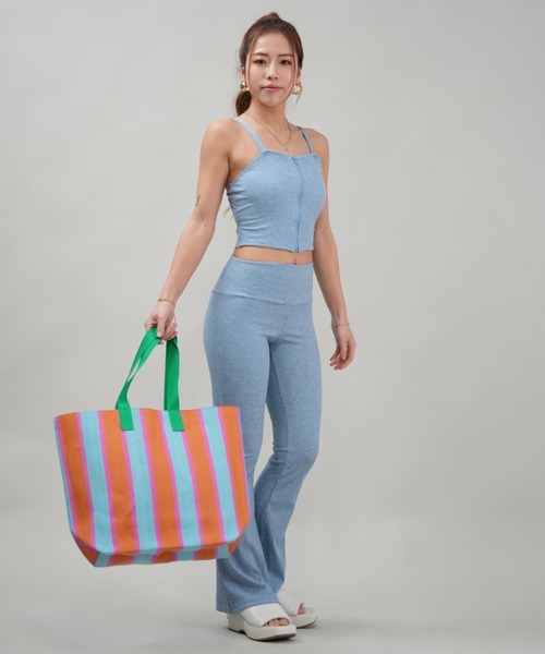ムラサキスポーツ(ムラサキスポーツ)の「Lila&Fleur/リラアンドフルール トートバッグ Mothers Bag RF108(トートバッグ・レディース・ホワイト×ブラック/オレンジ系その他/イエロー× ブルー/グリーン×ピンク・FREE)」の18枚目の写真