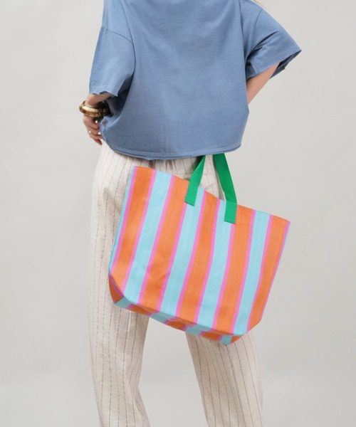ムラサキスポーツ(ムラサキスポーツ)の「Lila&Fleur/リラアンドフルール トートバッグ Mothers Bag RF108(トートバッグ・レディース・ホワイト×ブラック/オレンジ系その他/イエロー× ブルー/グリーン×ピンク・FREE)」の21枚目の写真