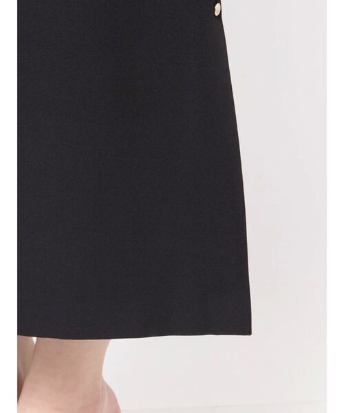 MERCURYDUO（マーキュリーデュオ）の「パネルシアー切替ナロースカート（スカート・レディース・ベビーピンク/ブラック・MEDIUM/SMALL）」の9枚目の写真
