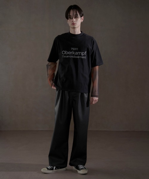 LUCY(ルーシー)の「LUCY/モックネックT(Tシャツ/カットソー・メンズ・ブラック・LARGE/MEDIUM)」の4枚目の写真