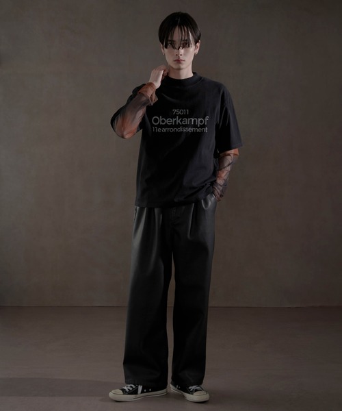 LUCY(ルーシー)の「LUCY/モックネックT(Tシャツ/カットソー・メンズ・ブラック・LARGE/MEDIUM)」の2枚目の写真