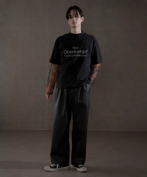 LUCY(ルーシー)の「LUCY/モックネックT(Tシャツ/カットソー・メンズ・ブラック・LARGE/MEDIUM)」の3枚目の写真