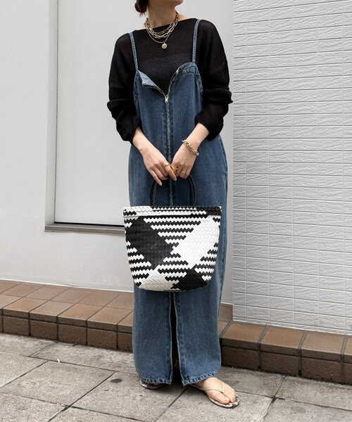 doudou カノコ編み2WAYプルオーバー　ブラック DouDou ニット セーター 「新色追加」鹿の子編み前後2WAYプル