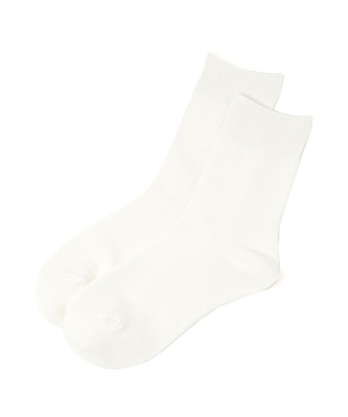 LEPSIM(レプシィム)の「シルケットプレーンソックス 323930(ソックス/靴下・レディース・ライトグリーン/オレンジ/オフホワイト/ライトグレー/オレンジ系その他/グリーン/ブルー・ONE SIZE)」の2枚目の写真