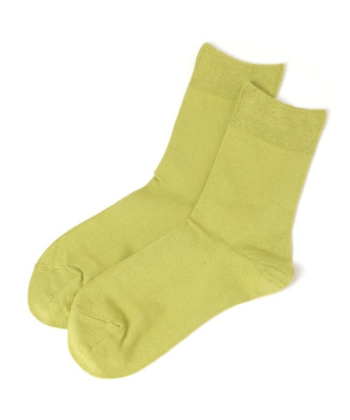 LEPSIM(レプシィム)の「シルケットプレーンソックス 323930(ソックス/靴下・レディース・ライトグリーン/オレンジ/オフホワイト/ライトグレー/オレンジ系その他/グリーン/ブルー・ONE SIZE)」の3枚目の写真