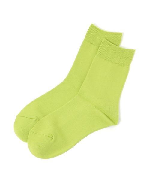 LEPSIM(レプシィム)の「シルケットプレーンソックス 323930(ソックス/靴下・レディース・ライトグリーン/オレンジ/オフホワイト/ライトグレー/オレンジ系その他/グリーン/ブルー・ONE SIZE)」の4枚目の写真