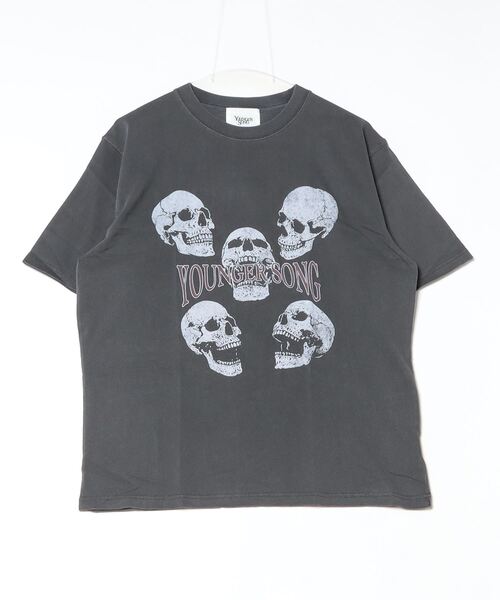 younger song（ヤンガーソング）の「pigment vintage graphic pack tee（Tシャツ/カットソー・メンズ・ブラック系その他3/ブラック系その他2/ブラック系その他/ホワイト系その他2/ホワイト系その他3/ホワイト系その他・X-LARGE/LARGE/MEDIUM）」の4枚目の写真