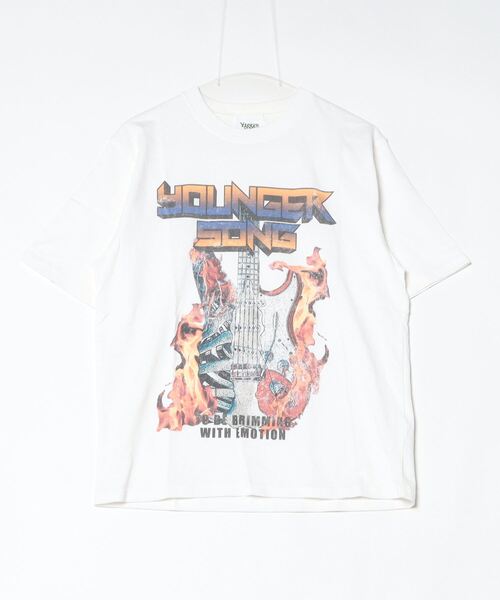 younger song（ヤンガーソング）の「pigment vintage graphic pack tee（Tシャツ/カットソー・メンズ・ブラック系その他3/ブラック系その他2/ブラック系その他/ホワイト系その他2/ホワイト系その他3/ホワイト系その他・X-LARGE/LARGE/MEDIUM）」の3枚目の写真