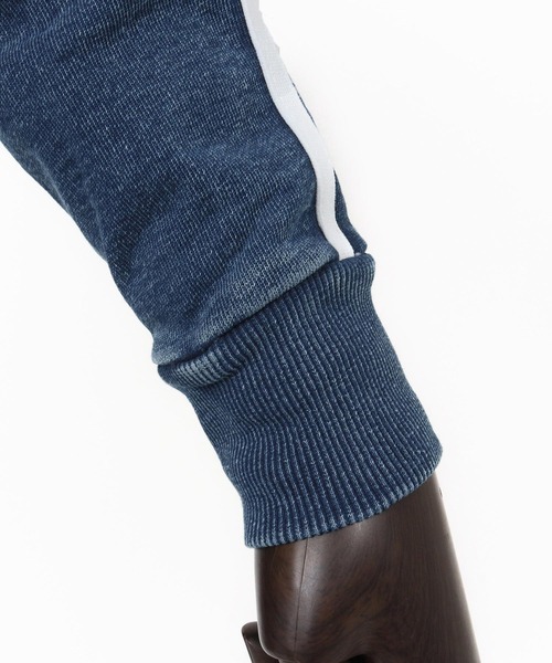 seventy seven（セブンティセブン）の「mpa3769-denim jersey P-O parka ニットデニムパーカー（パーカー・メンズ・インディゴブルー/ライトインディゴブルー・S/M/L/XL）」の22枚目の写真