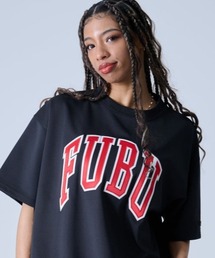 FUBU-Mesh Letter Logo T-shirts