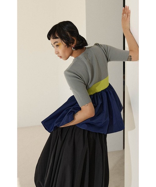 セール】MA-1 DOCKING KT TOP（ニット/セーター）｜OMMO（オーエム