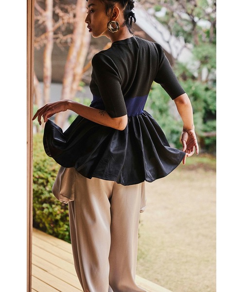 セール】MA-1 DOCKING KT TOP（ニット/セーター）｜OMMO（オーエム