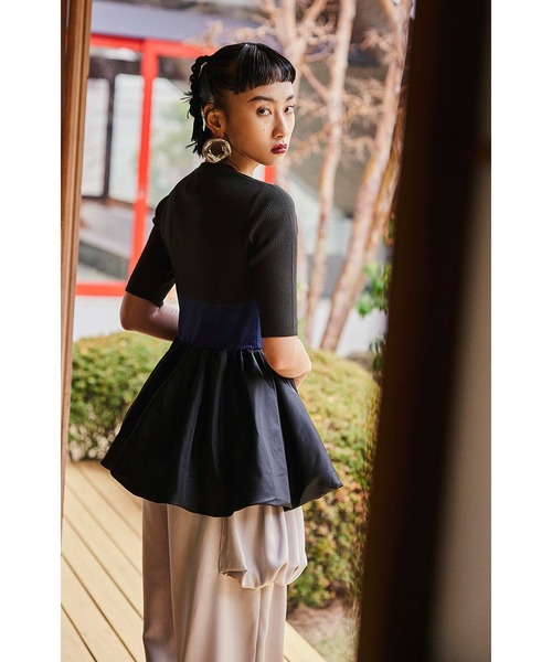 セール】MA-1 DOCKING KT TOP（ニット/セーター）｜OMMO（オーエム