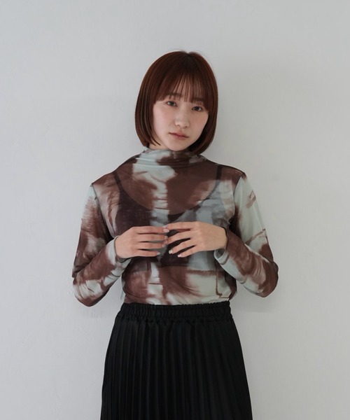 as''on アズオン SEE-THROUGH シースルー トップス 韓国 Amazon | 【SEYIXU】シースルー トップス レディース シアー