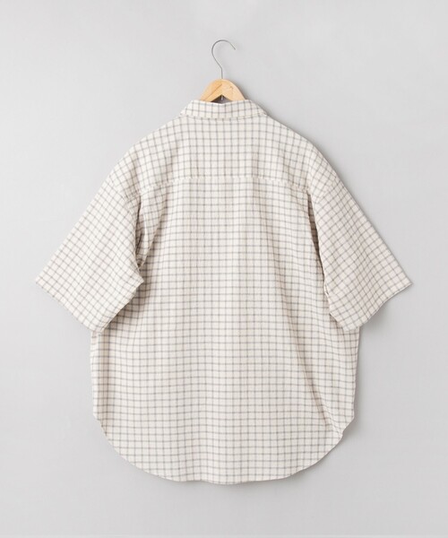 coen(コーエン)の「コットンシアーチェックシャツ(シャツ/ブラウス・メンズ・ブラック/オフホワイト・XL/L/M)」の21枚目の写真