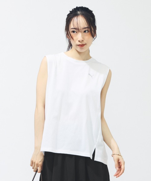 PUMA(プーマ)の「プーマ PUMA SUMMER MX SL Tシャツ(Tシャツ/カットソー・レディース・ブラック/ホワイト・S/M/L)」の21枚目の写真