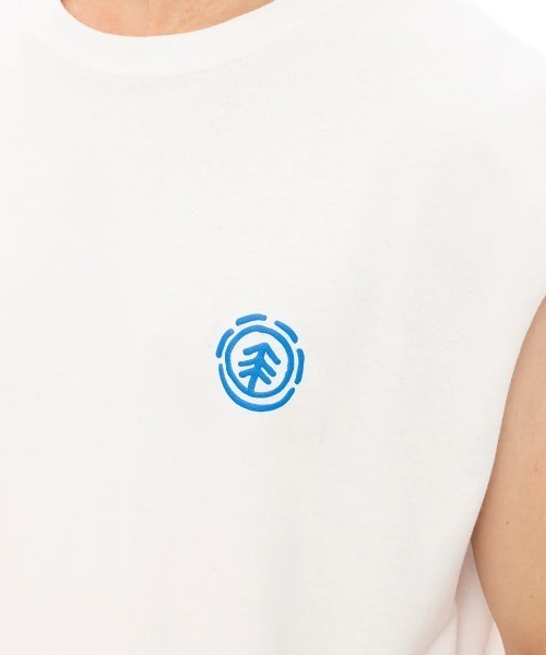 ELEMENT(エレメント)の「ELEMENT メンズ TAG 3 NO SLEEVE タンクトップ 【2025年夏モデル】/エレメントバックプリントノースリーブマッスルタンク(タンクトップ・メンズ・ホワイト/ブラック系その他・MEDIUM/X-LARGE/LARGE)」の11枚目の写真