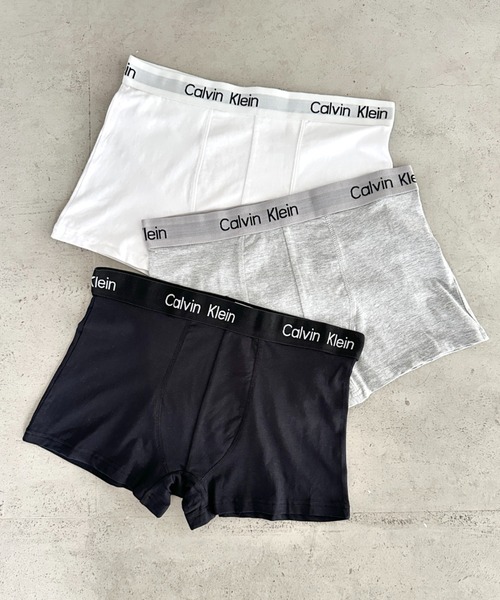 Calvin Klein(カルバン・クライン)の「Calvin Klein(カルバン・クライン)/Calvin Klein Men’s 3 Pack Boxers/コットン ストレッチ レギュラー ボクサーパンツ 3枚セット 3枚組(ボクサーパンツ・メンズ・ブラック/ホワイト/その他1・S/M/L/XL)」の10枚目の写真
