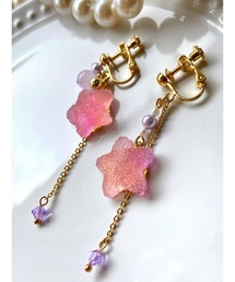 【MUURABBTI】お菓子の星の可愛いイヤリング(MA)