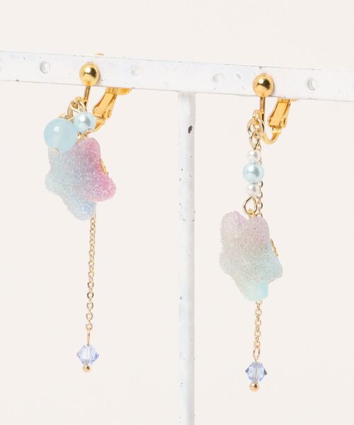 VIBGYOR（ヴィブジョー）の「【MUURABBTI】お菓子の星の可愛いイヤリング(MA)（イヤリング・レディース・パープル/イエロー/ピンク/ブルー・FREE）」の13枚目の写真
