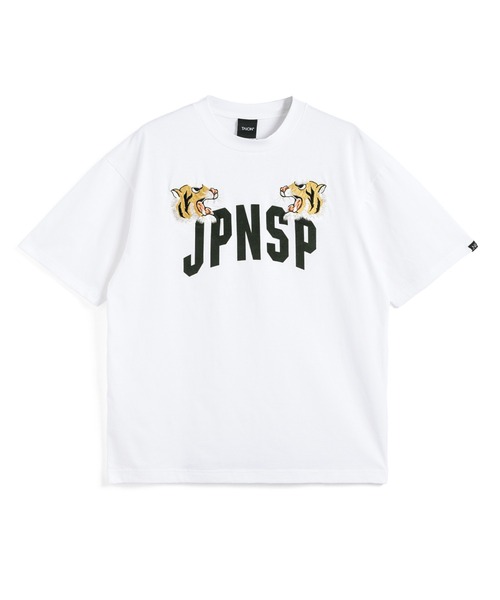 TAION（タイオン）の「【TAION(タイオン)】〈ユニセックス〉ジャパンスペシャル タイガー 刺繍 Tシャツ（Tシャツ/カットソー・メンズ・グレイッシュベージュ/オフホワイト/ブラック系その他7・S/M/L/XL）」の5枚目の写真