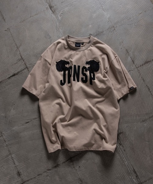 TAION（タイオン）の「【TAION(タイオン)】〈ユニセックス〉ジャパンスペシャル タイガー 刺繍 Tシャツ（Tシャツ/カットソー・メンズ・グレイッシュベージュ/オフホワイト/ブラック系その他7・S/M/L/XL）」の7枚目の写真
