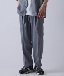 【セットアップ対応】j.n.r.d/リネンライクカチオンテーパードワイドパンツ/接触冷感/速乾/ストレッチ/UVカット
