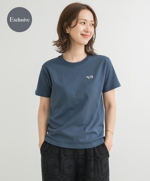 PENNEYS（ぺニーズ）の「『別注』PENNEYS×DOORS　THE FOX SHORT-SLEEVE T-SHIRTS（Tシャツ/カットソー・レディース・ホワイト/レッド/ホワイト系その他/ブルー・MEDIUM）」の3枚目の写真