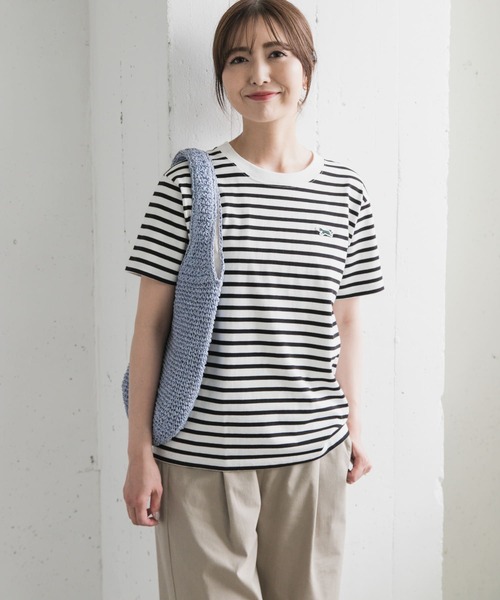PENNEYS（ぺニーズ）の「『別注』PENNEYS×DOORS　THE FOX SHORT-SLEEVE T-SHIRTS（Tシャツ/カットソー・レディース・ホワイト/レッド/ホワイト系その他/ブルー・MEDIUM）」の5枚目の写真