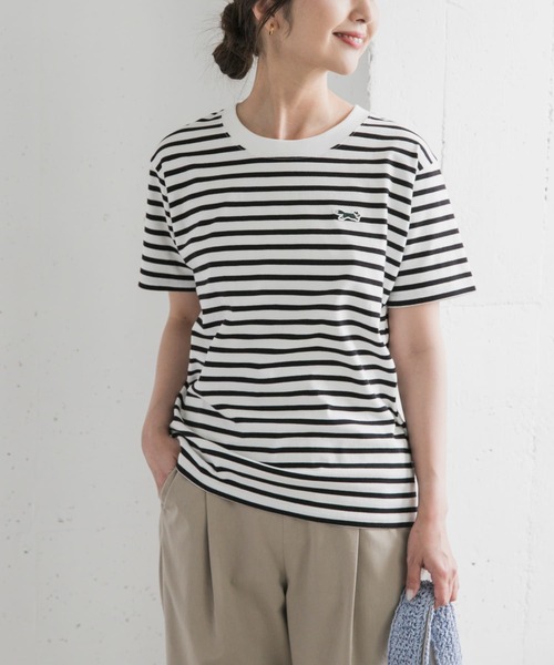 PENNEYS（ぺニーズ）の「『別注』PENNEYS×DOORS　THE FOX SHORT-SLEEVE T-SHIRTS（Tシャツ/カットソー・レディース・ホワイト/レッド/ホワイト系その他/ブルー・MEDIUM）」の7枚目の写真