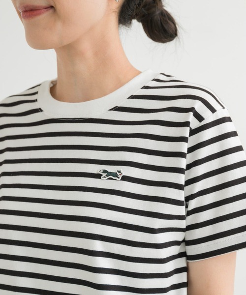 PENNEYS（ぺニーズ）の「『別注』PENNEYS×DOORS　THE FOX SHORT-SLEEVE T-SHIRTS（Tシャツ/カットソー・レディース・ホワイト/レッド/ホワイト系その他/ブルー・MEDIUM）」の8枚目の写真