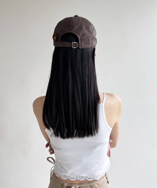 La Maison de Lyllis レザーキャップ MOSTDARK 新品未使用 La Maison de Lyllis レザーキャップ