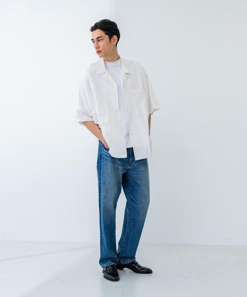 URBAN RESEARCH（アーバンリサーチ）の「GGG　Open Collar Short-Sleeve Shirts（シャツ/ブラウス・メンズ・ライトブルー/ホワイト・LARGE/MEDIUM）」の10枚目の写真