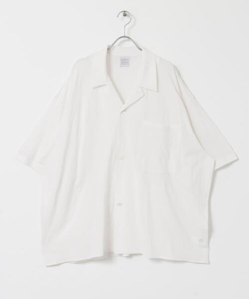 URBAN RESEARCH（アーバンリサーチ）の「GGG　Open Collar Short-Sleeve Shirts（シャツ/ブラウス・メンズ・ライトブルー/ホワイト・LARGE/MEDIUM）」の14枚目の写真