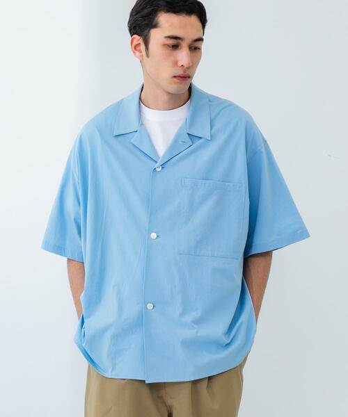 URBAN RESEARCH（アーバンリサーチ）の「GGG　Open Collar Short-Sleeve Shirts（シャツ/ブラウス・メンズ・ライトブルー/ホワイト・LARGE/MEDIUM）」の19枚目の写真