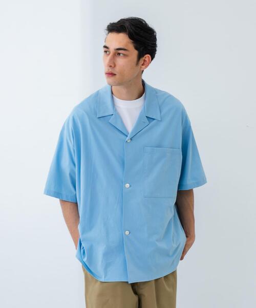 URBAN RESEARCH（アーバンリサーチ）の「GGG　Open Collar Short-Sleeve Shirts（シャツ/ブラウス・メンズ・ライトブルー/ホワイト・LARGE/MEDIUM）」の20枚目の写真