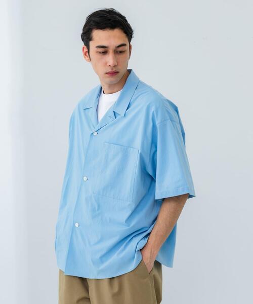 URBAN RESEARCH（アーバンリサーチ）の「GGG　Open Collar Short-Sleeve Shirts（シャツ/ブラウス・メンズ・ライトブルー/ホワイト・LARGE/MEDIUM）」の21枚目の写真